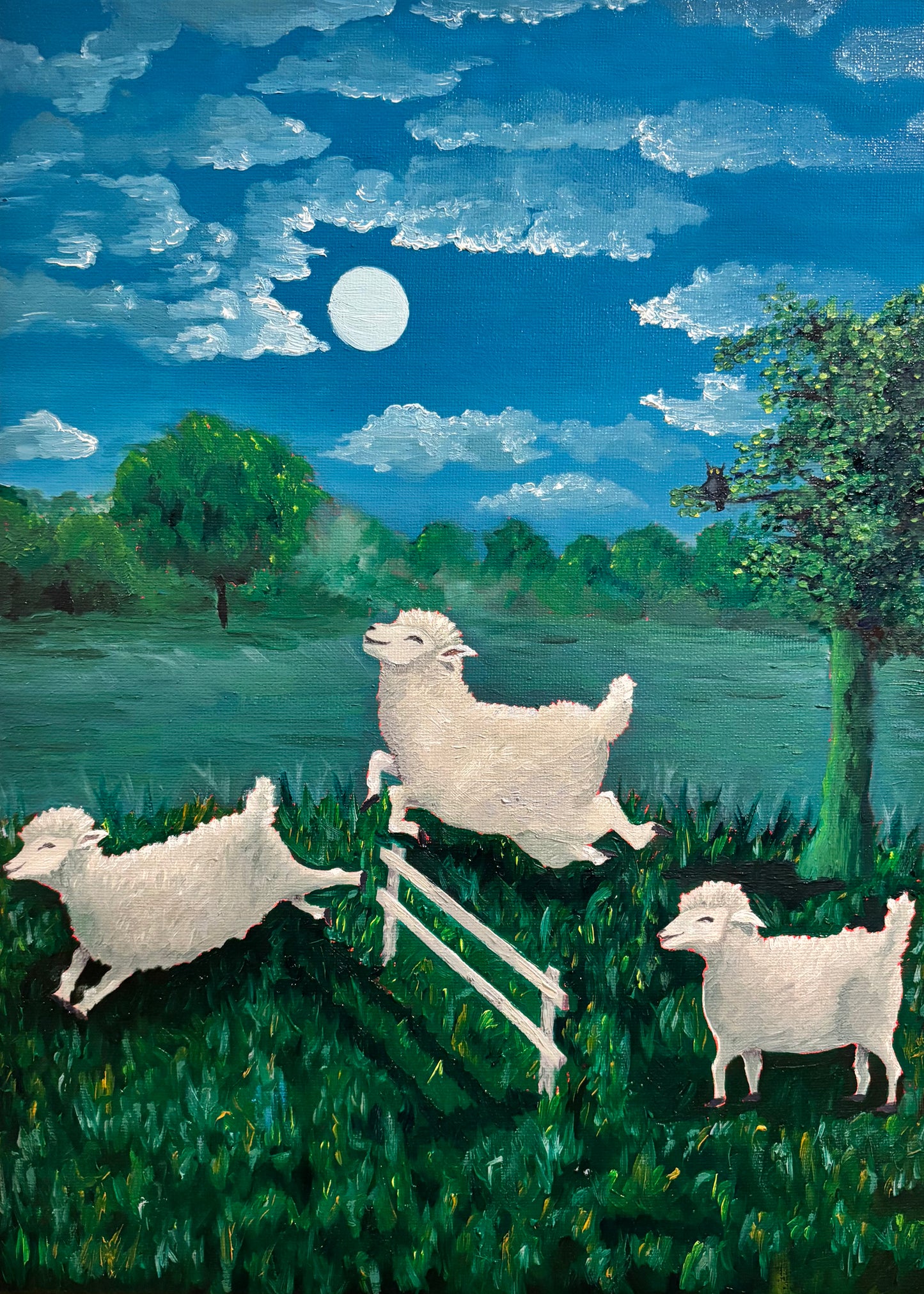 "Counting Sheep" Print